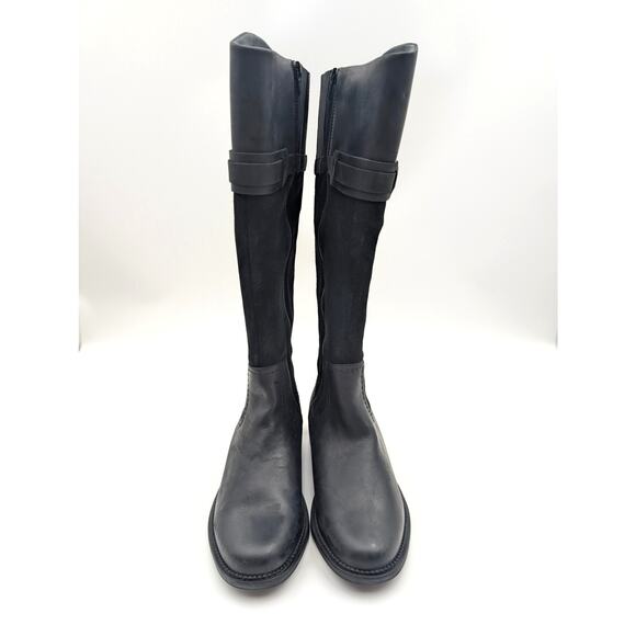 Clarks Maye Carly Tall Riding Boots Round Toe Women's Black Size US7.5M EU38 - Picture 9 of 15
